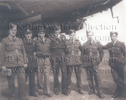 Fl/Lt Drinkwater's Crew, B Flight 462 Squadron RAAF, 1945